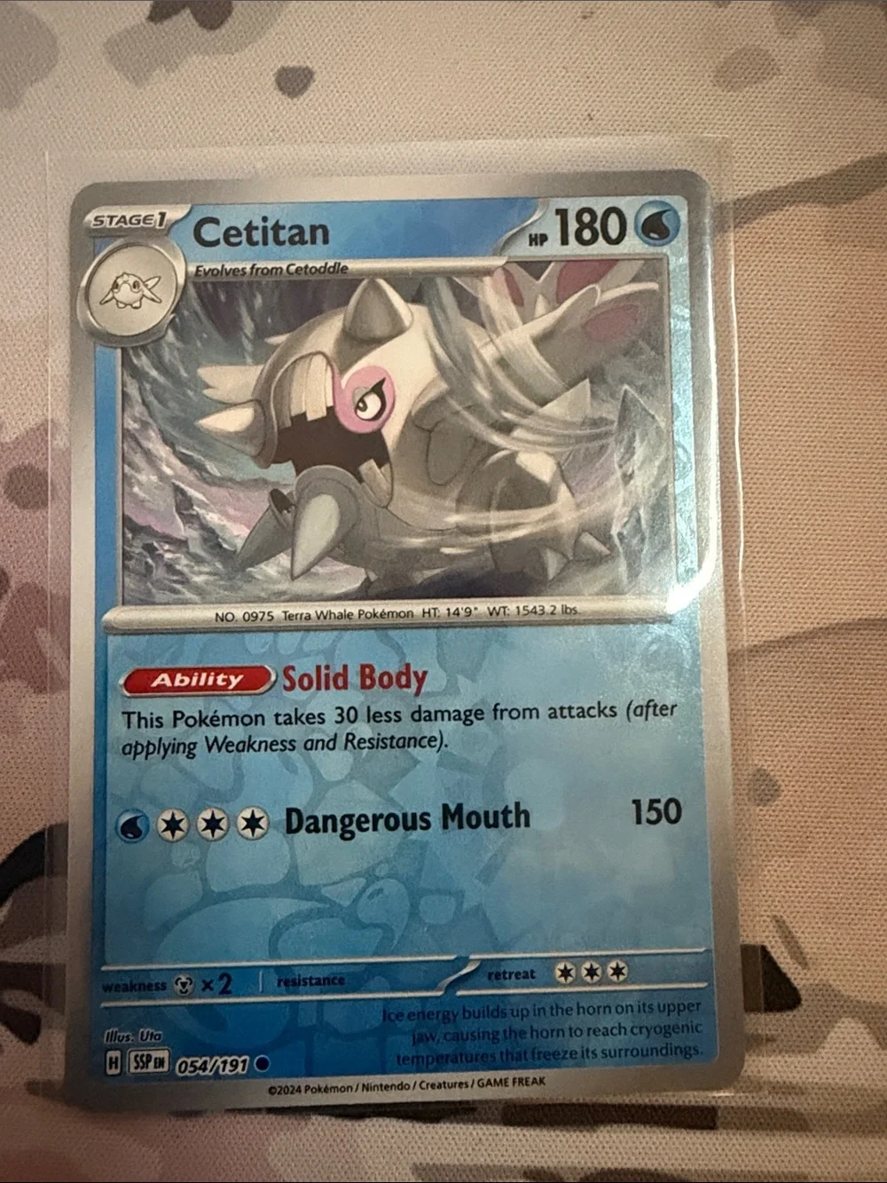 Cetoddle & Cetitan Pokémon Evolution Reverse Holo Card Lot 🧊 | 4 Cards ✨5/$25✨